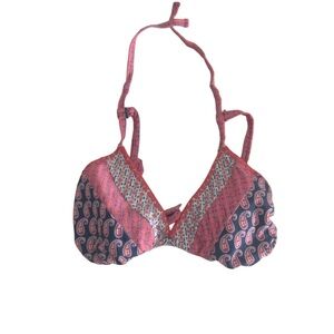 NWT Wallflower Paisley String Bikini Top